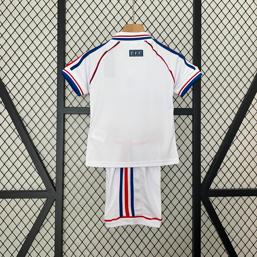 Fodboldtrøje Frankrig Retro Børn 24/25