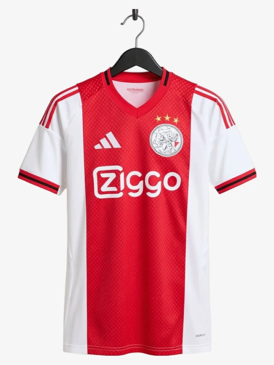 maillot-ajax-amsterdam-domicile-2025-2026 studio v12 Fodboldtrøje Ajax Amsterdam Hjemmebanetrøje 2025-2026