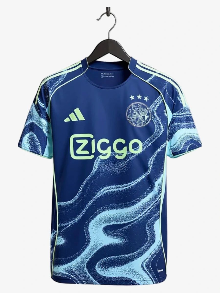 maillot-ajax-amsterdam-exterieur-2025-2026 studio v12 Fodboldtrøje Ajax Amsterdam Udebanetrøje 2025-2026