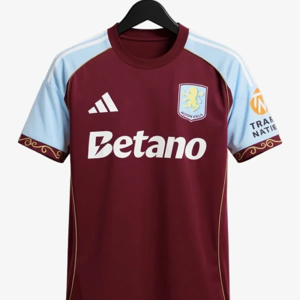 Fodboldtrøje Aston Villa Hjemmebane 2025-2026