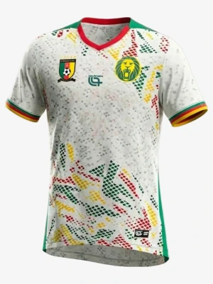 maillot-cameroun-exterieur-2026 studio v10 Fodboldtrøje Cameroun Udebanetrøje 2026