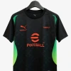 maillot-concept-ac-milan-edition-off-white-noir-gris-2025-2026 studio v12 Fodboldtrøje Concept AC Milan Off-White Edition Sort Grå 2025-2026