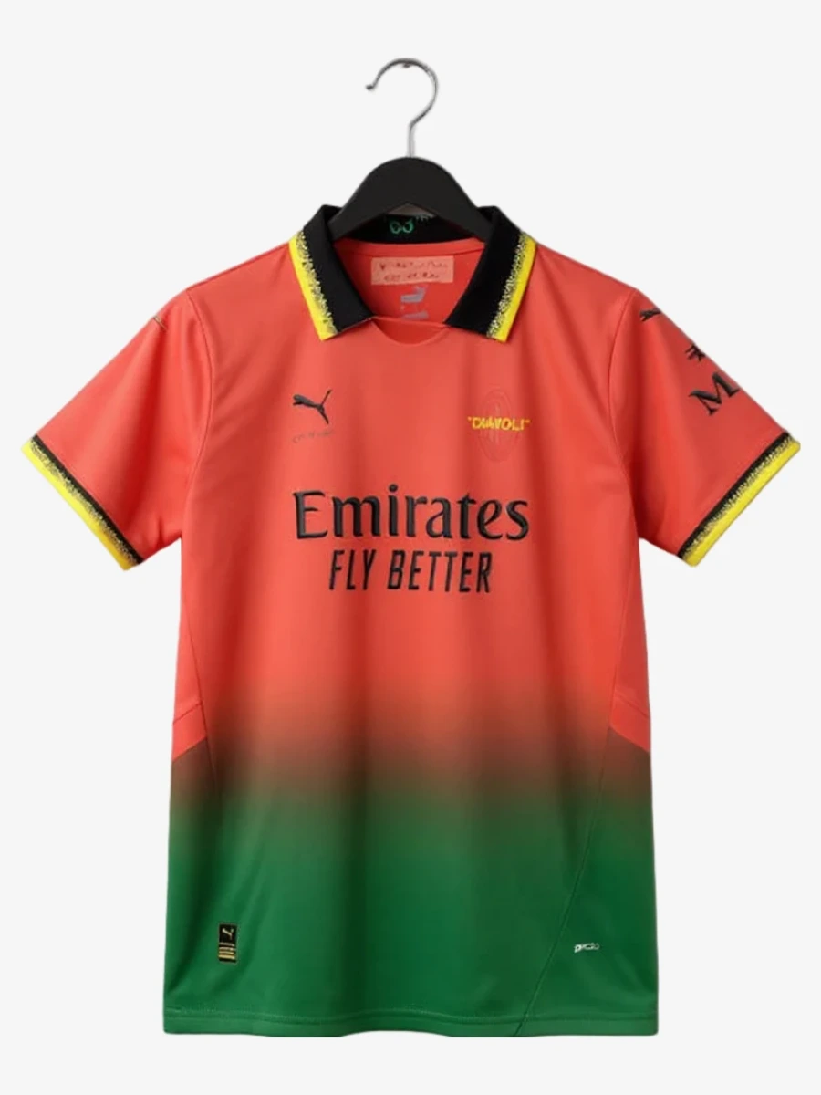 maillot-concept-ac-milan-edition-off-white-rouge-2025-2026 studio v12 Fodboldtrøje Concept AC Milan Off-White Edition Rød 2025-2026