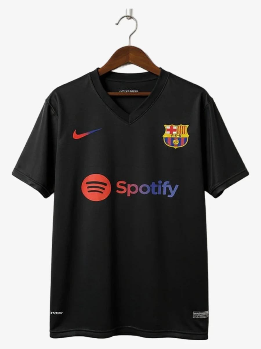 Fodboldtrøje Concept FC Barcelona Edition Sort 2025-2026