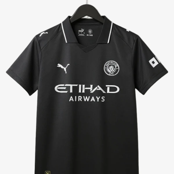 Fodboldtrøje Concept Manchester City Black Edition 2025-2026