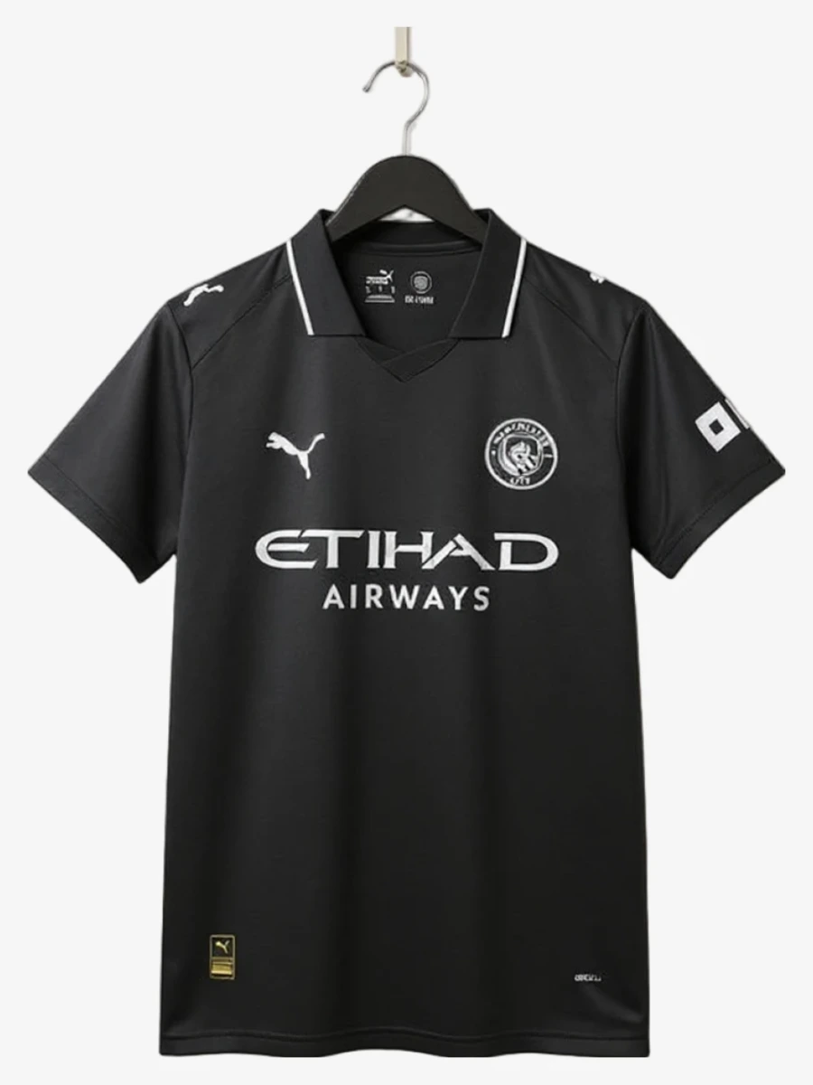 Fodboldtrøje Concept Manchester City Black Edition 2025-2026