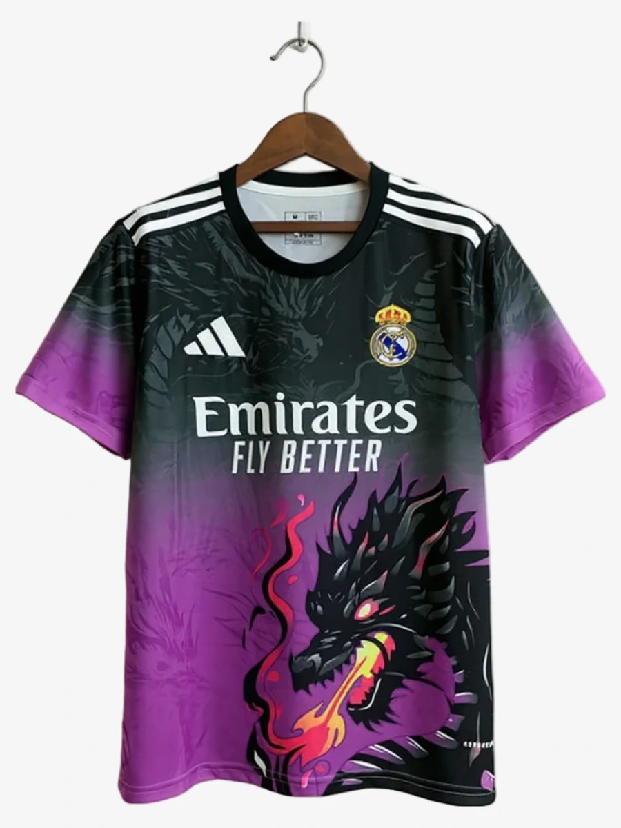 Fodboldtrøje Concept Real Madrid Edition Dragon Violet 2025-2026