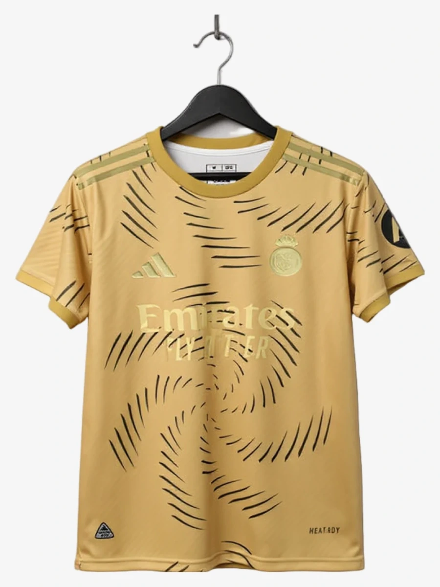 Fodboldtrøje Concept Real Madrid Edition Guld 2025-2026