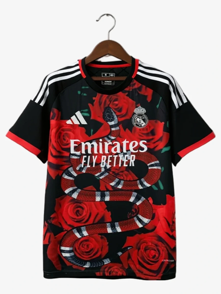 Fodboldtrøje Concept Real Madrid Edition Rosa Rød 2025-2026
