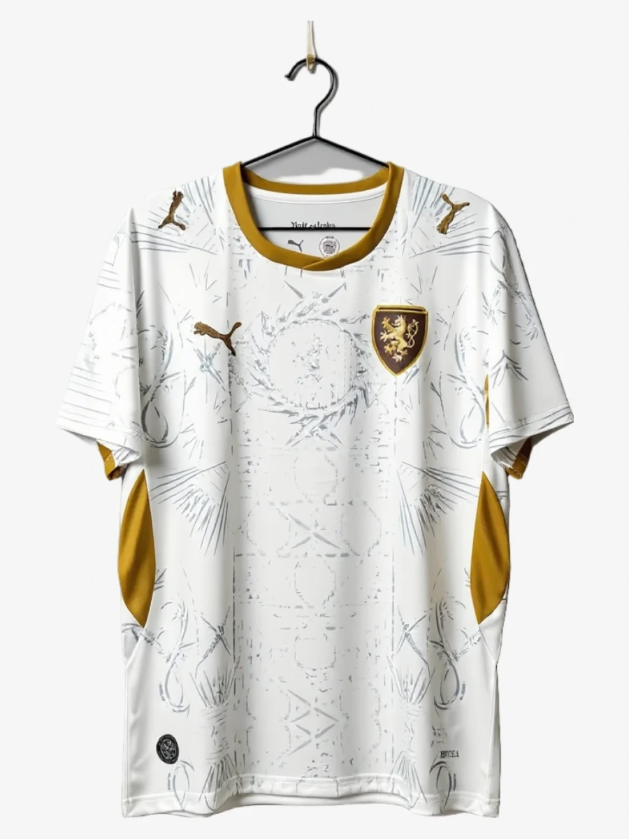 maillot-czech-republic-exterieur-2026 studio v12 Fodboldtrøje Tjekkiet Udebanetrøje 2026