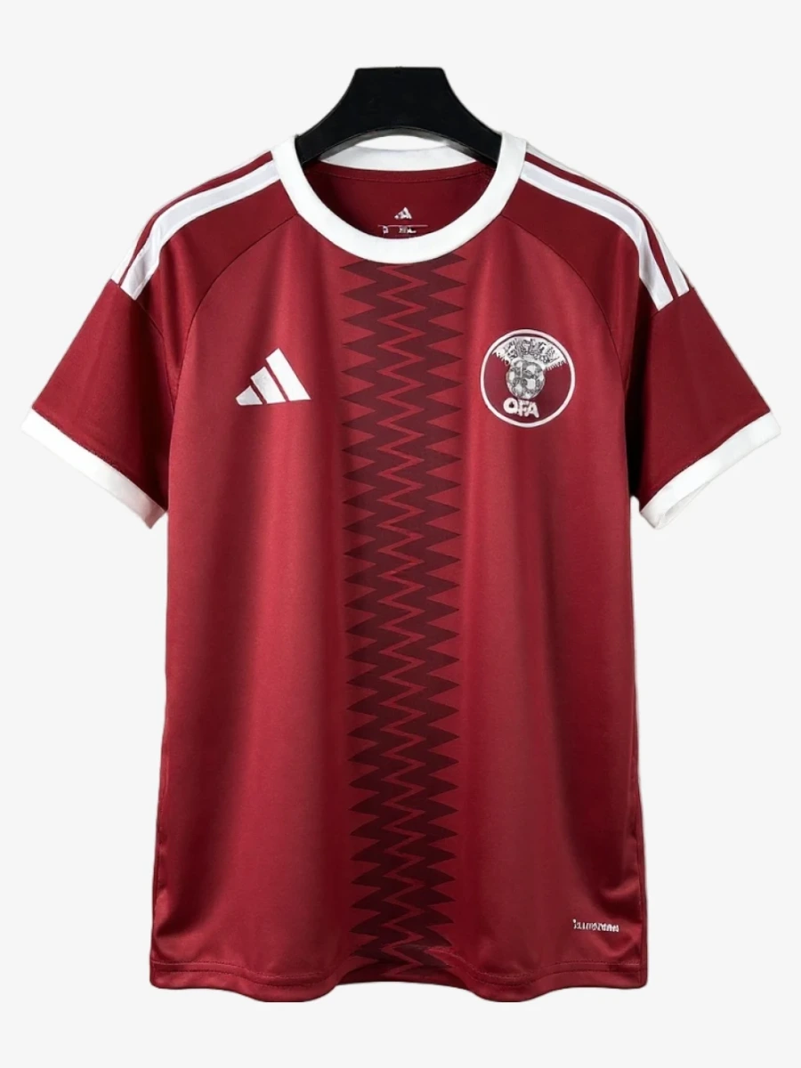 maillot-domicile-qatar-2026 studio v12 Fodboldtrøje Hjemmebanetrøje Qatar 2026