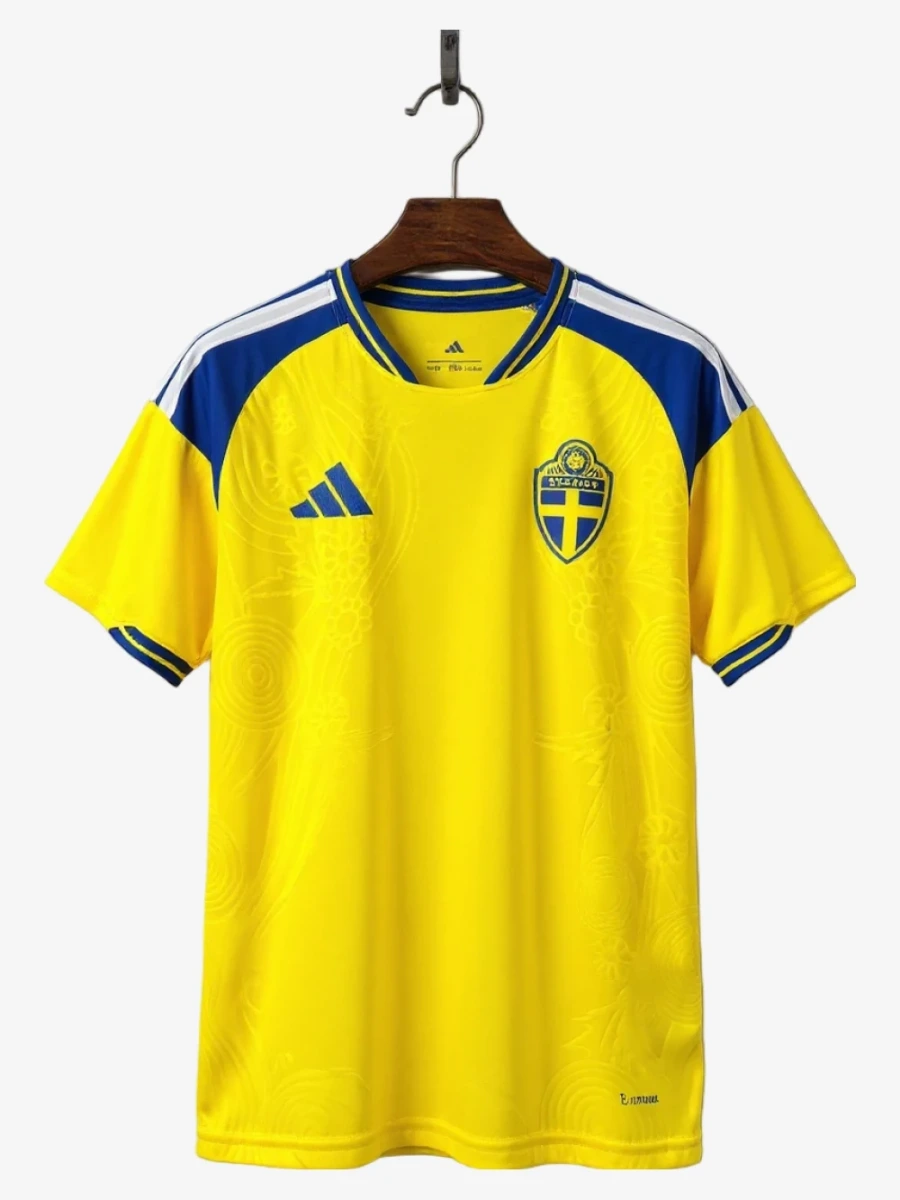 maillot-domicile-suede-2026 studio v12 Fodboldtrøje Hjemmebanetrøje Sverige 2026