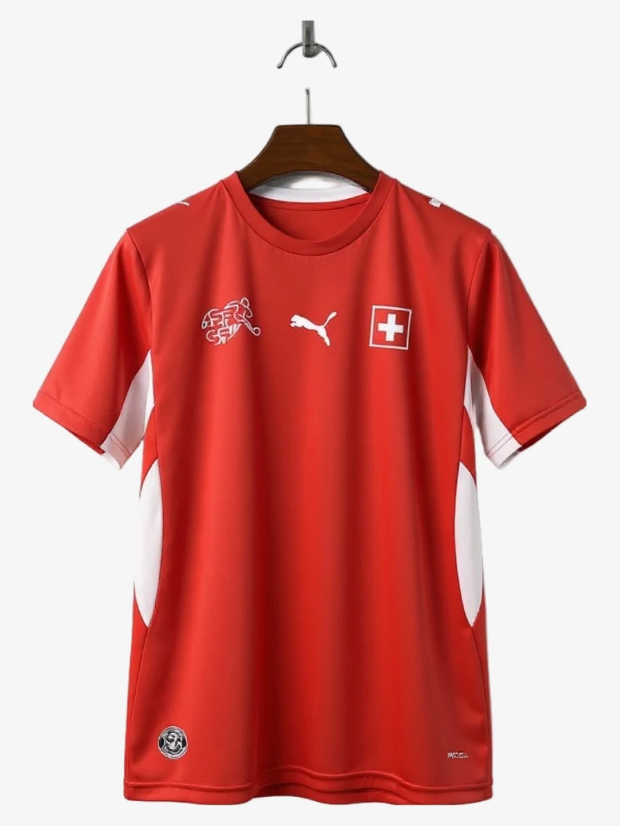 maillot-domicile-suisse-2026 studio v12 Fodboldtrøje Hjemmebanetrøje Schweiz 2026