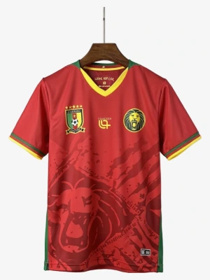 maillot-exterieur-cameroun-2026 studio v10 Fodboldtrøje Udebanetrøje Cameroun 2026