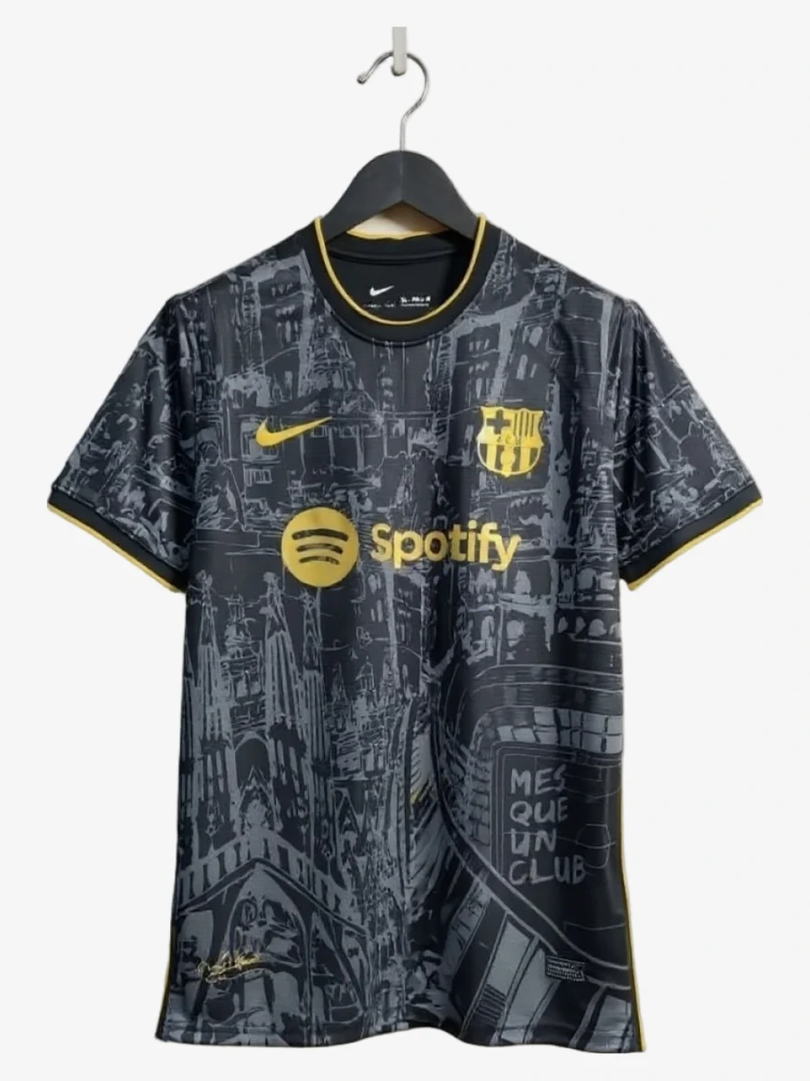 maillot-fc-barcelone-cityscape-2025-2026 studio v12 Fodboldtrøje FC Barcelone Cityscape 2025-2026