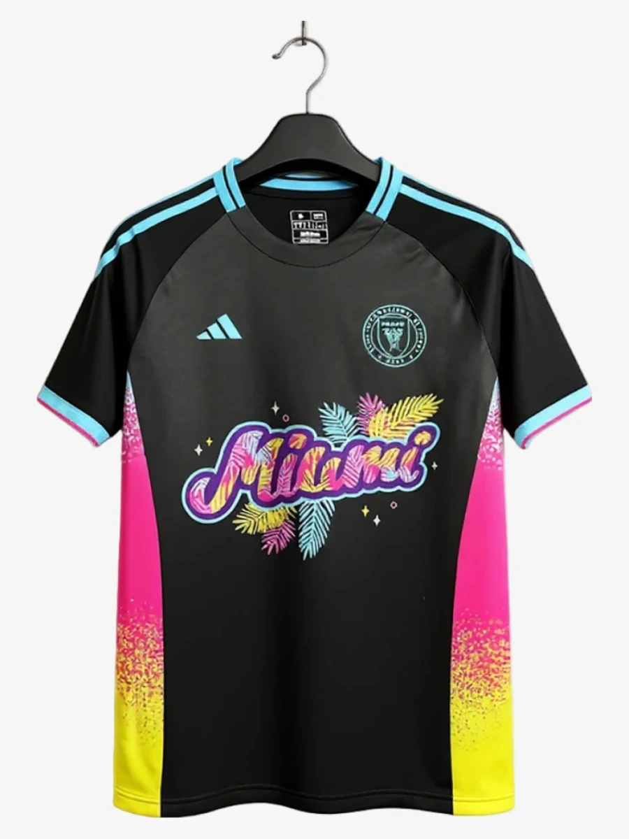 Fodboldtrøje Inter Miami CF Concept Sort 2024-2025
