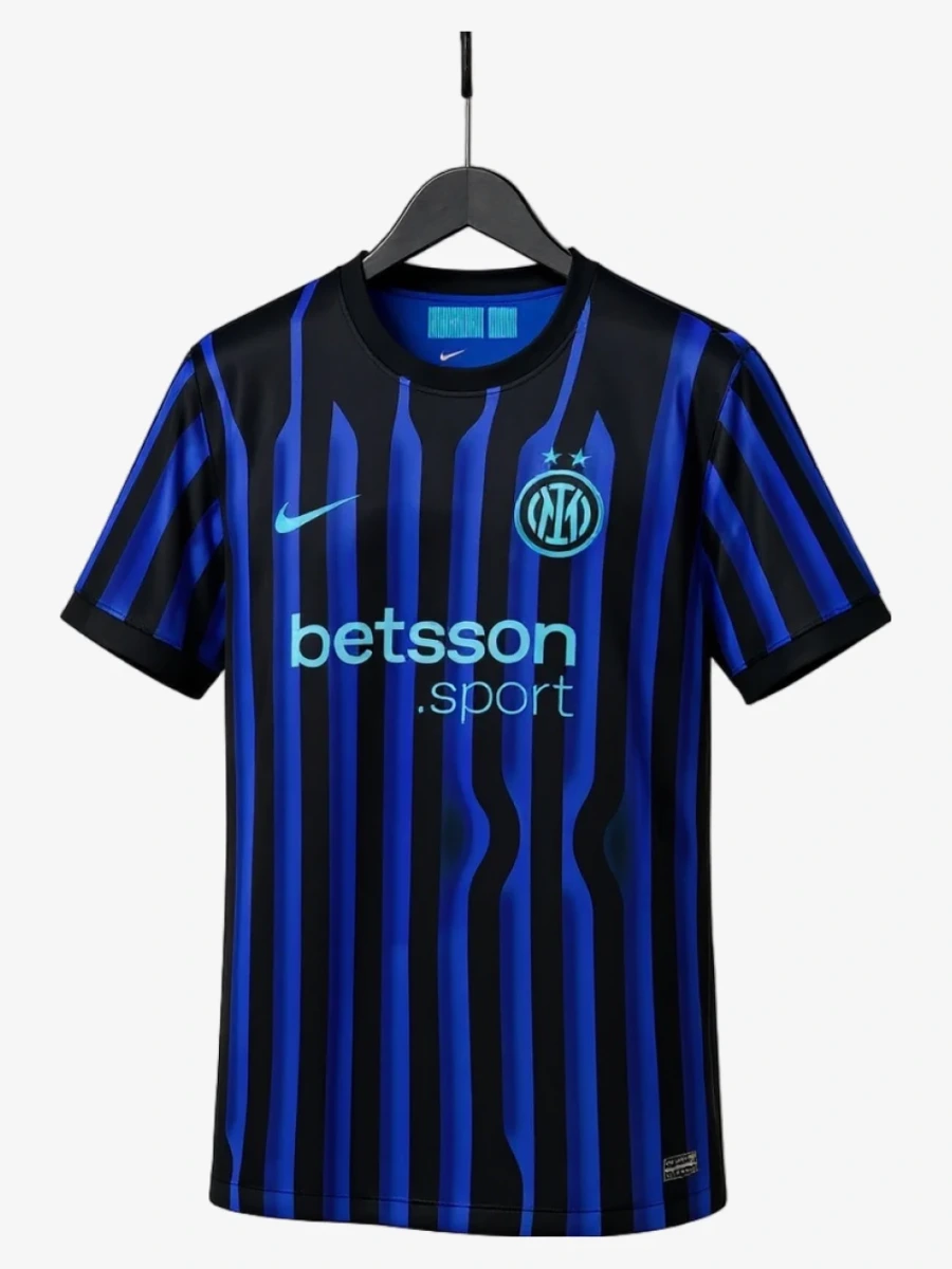 maillot-inter-milan-domicile-2025-2026 studio v12 Fodboldtrøje Inter Milan Hjemmebanetrøje 2025-2026