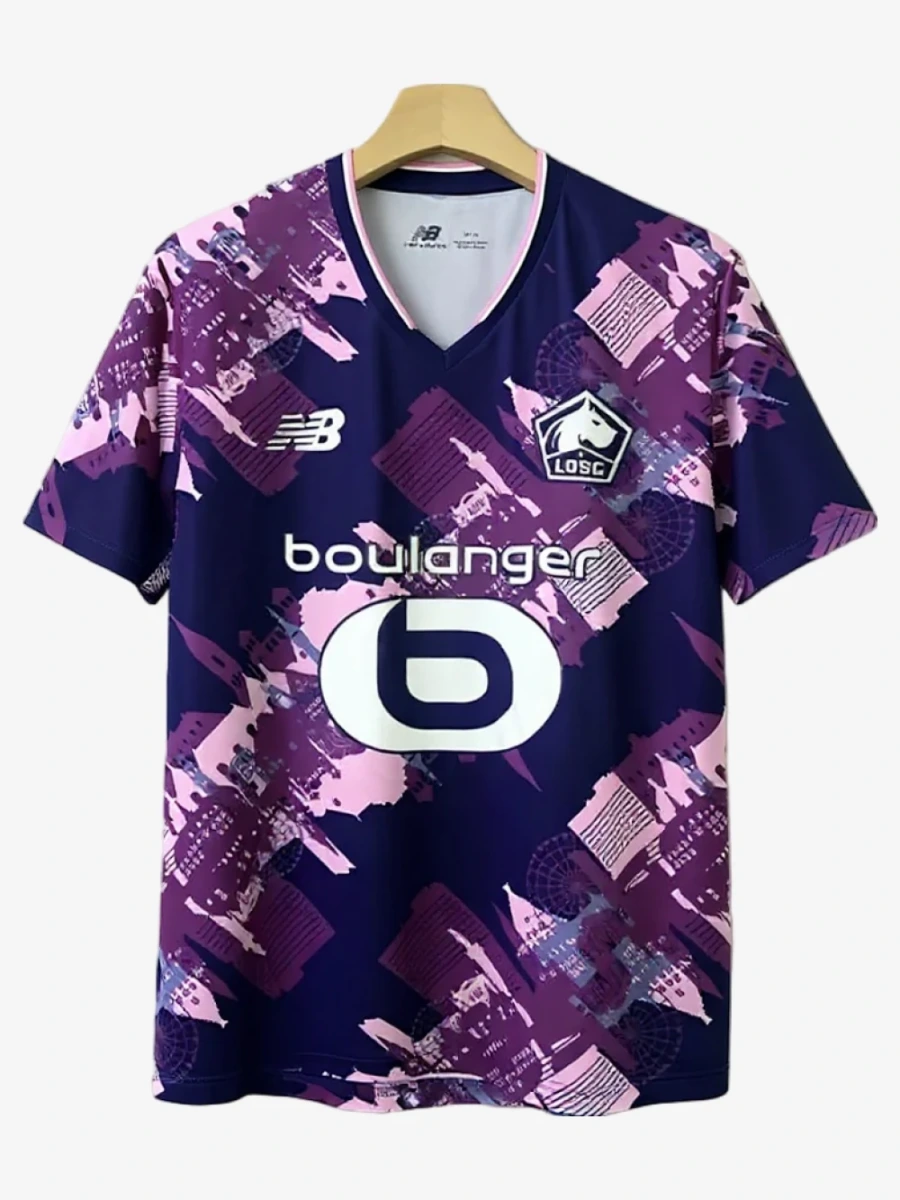 maillot-losc-lille-exterieur-2025-2026 studio v10 Fodboldtrøje LOSC Lille Udebane 2025-2026