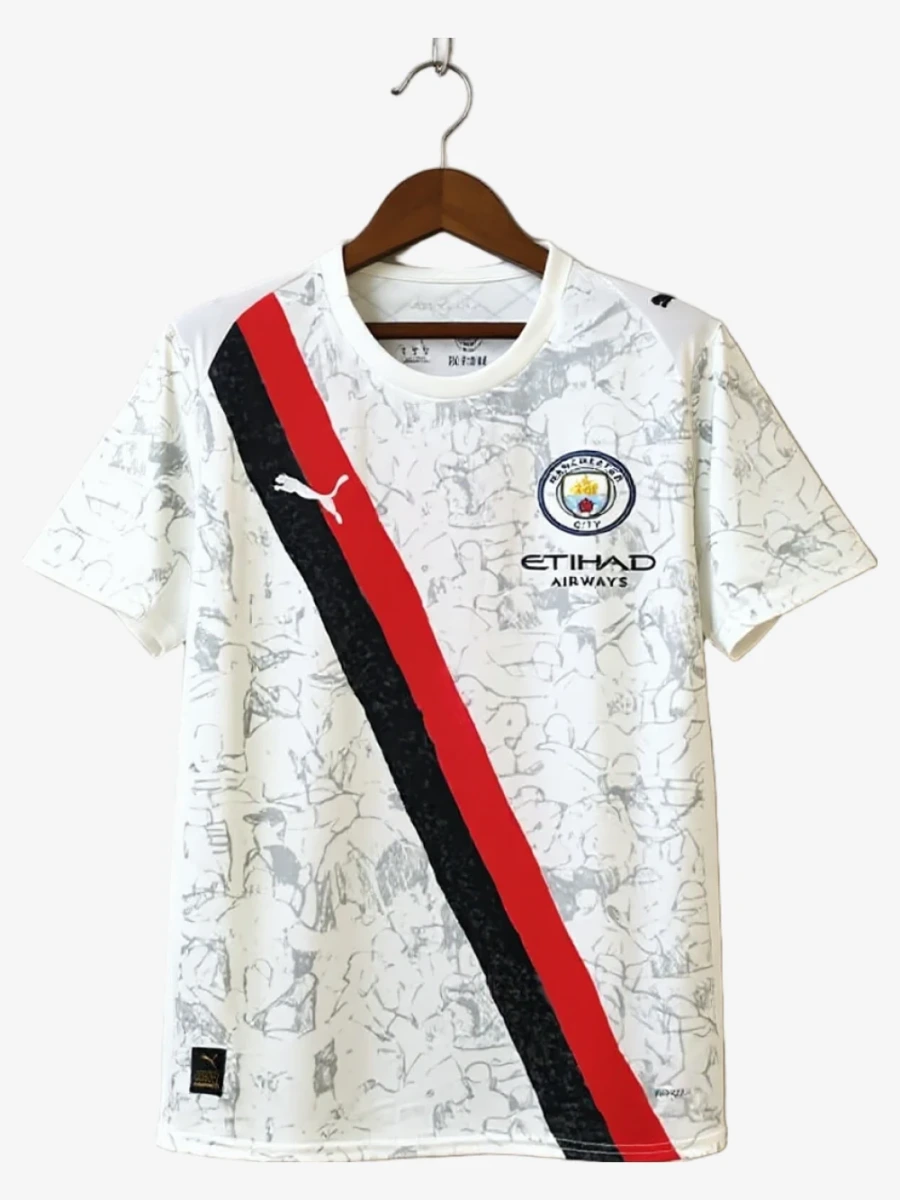 Fodboldtrøje Manchester City Udebanetrøje 2025-2026