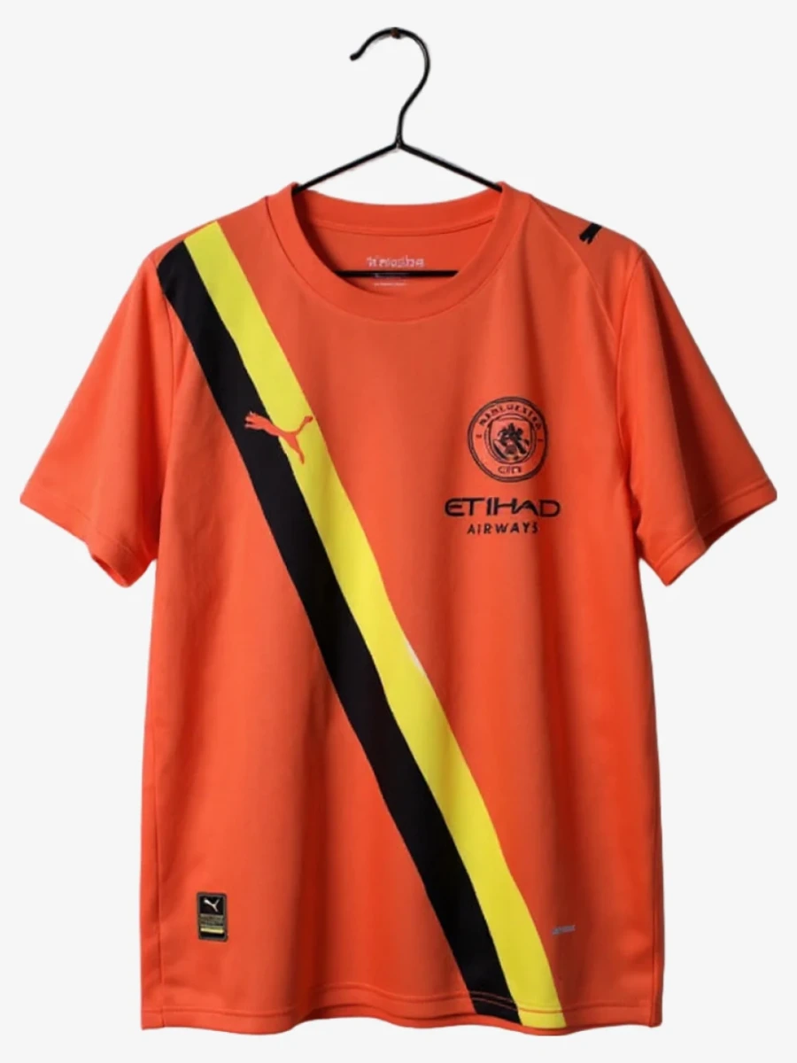 Fodboldtrøje Manchester City Third Orange 2025-2026