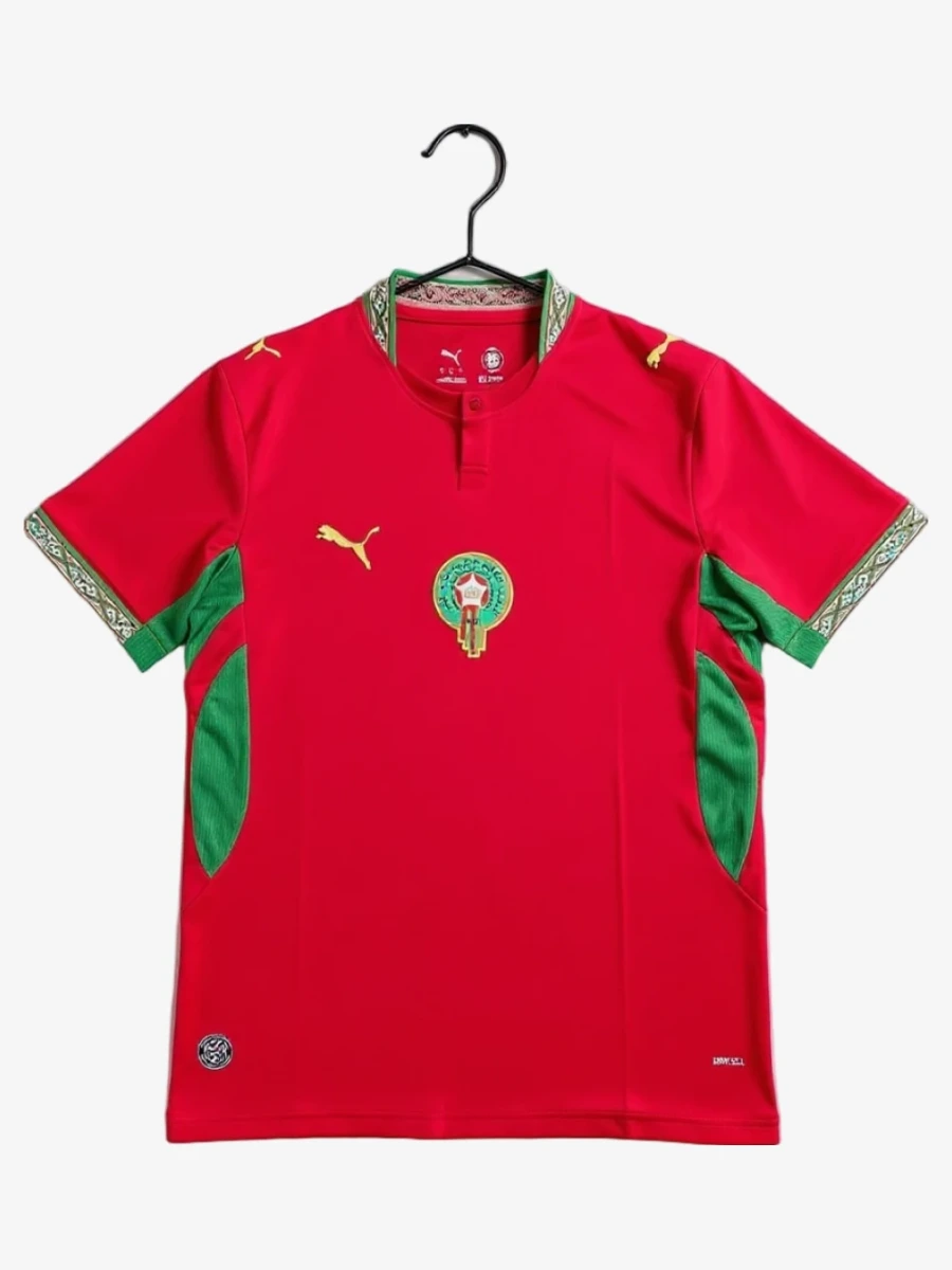maillot-maroc-domicile-2026 studio v12 Fodboldtrøje Marokko Hjemmebanetrøje 2026