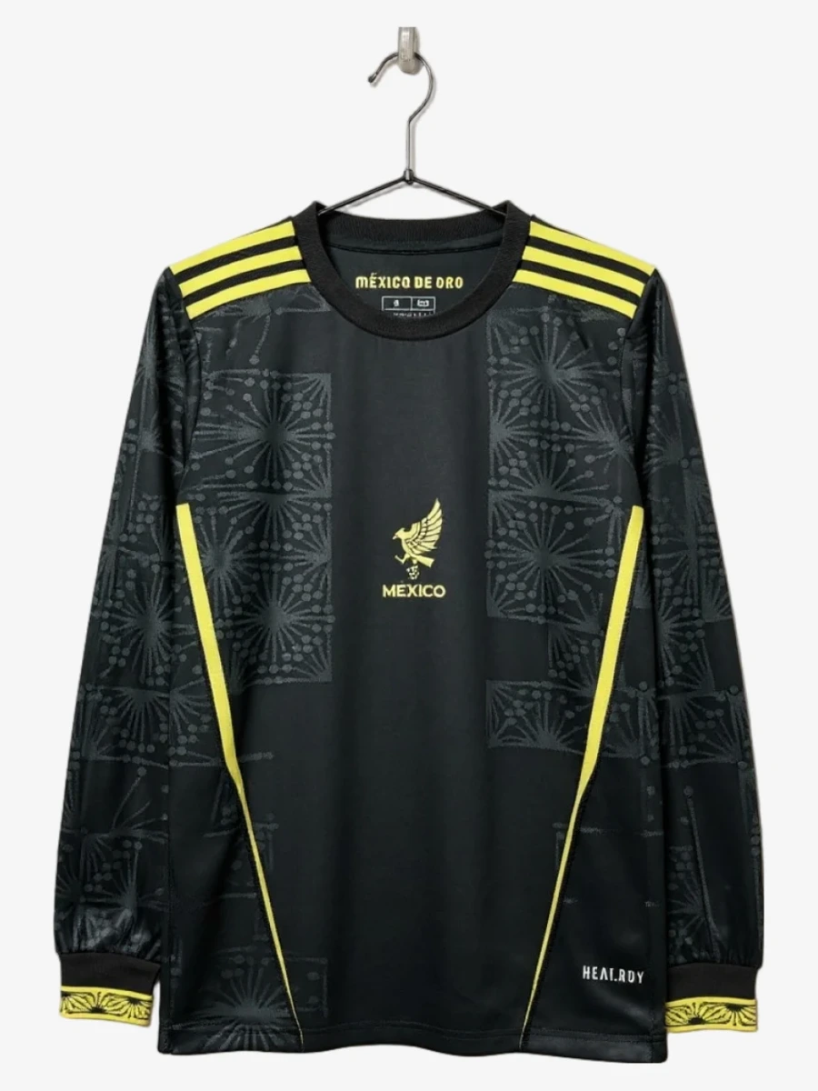 maillot-mexique-25-26-manches-longues studio v12 Fodboldtrøje Mexico 25/26 Lange Ærmer