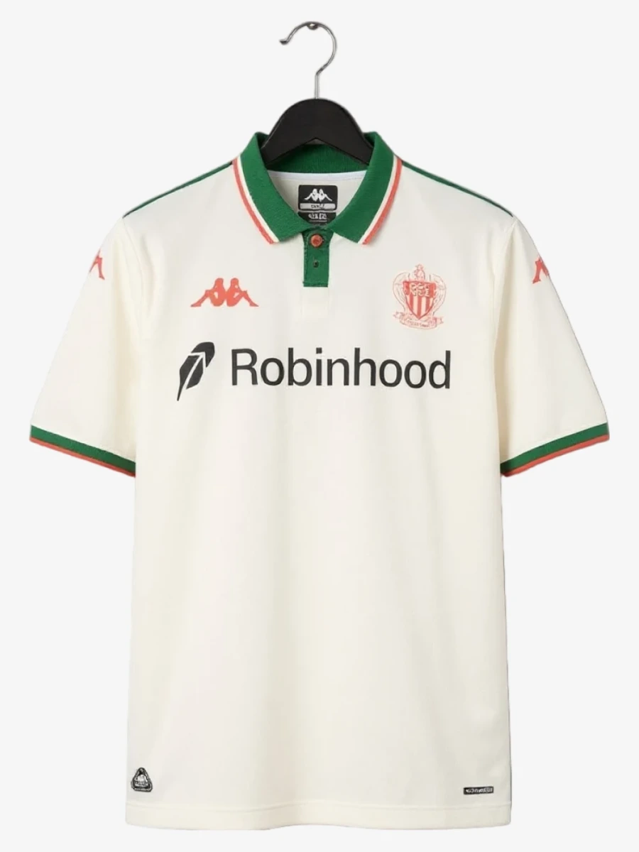maillot-ogc-nice-exterieur-2025-2026 studio v12 Fodboldtrøje OGC Nice Udebane 2025-2026