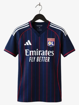 Fodboldtrøje Olympique Lyonnais OL Udebanetrøje 2025-2026