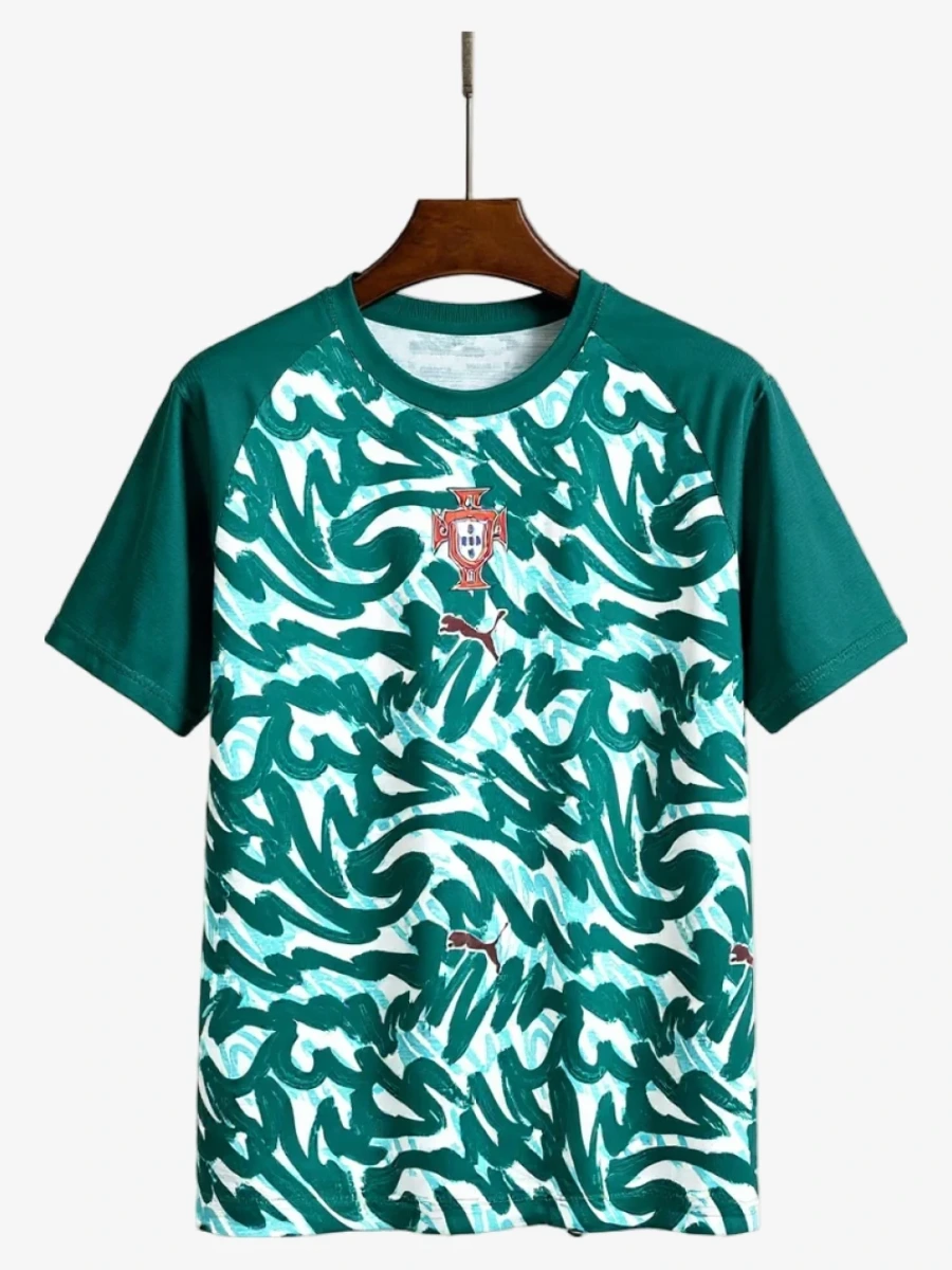 maillot-portugal-2026-27-edition-speciale-green studio v12 Fodboldtrøje Portugal 2026/27 Special Edition Green