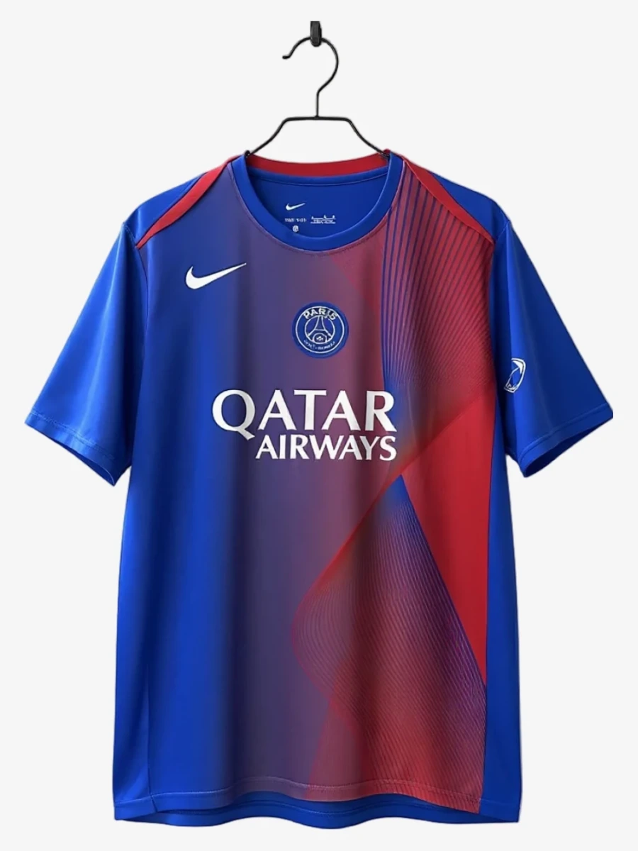 maillot-psg-avant-match-2025-2026 studio v12 Fodboldtrøje PSG Før-Kamp 2025-2026