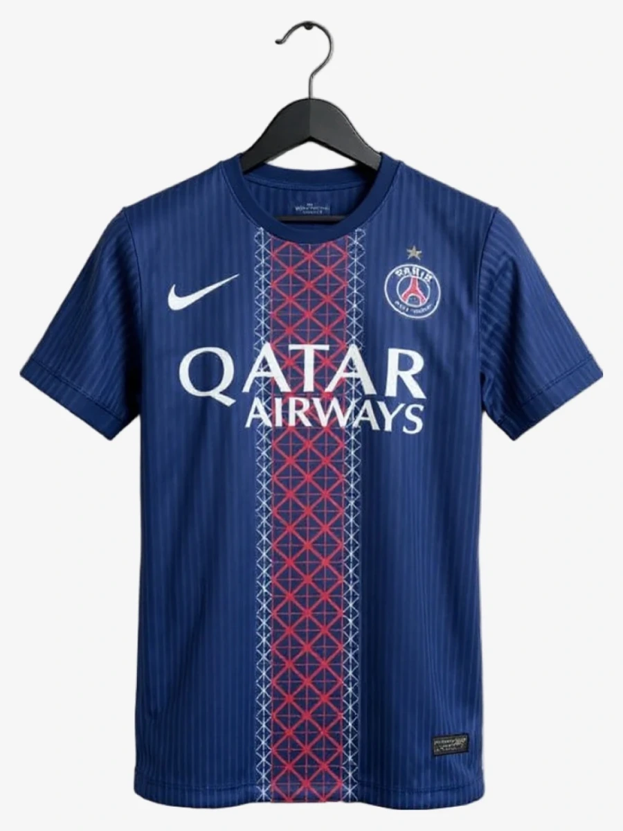 maillot-psg-domicile-etoile-2025-2026-version-player studio v12 Fodboldtrøje PSG Hjemmebanetrøje Stjerne 2025-2026 Version Player