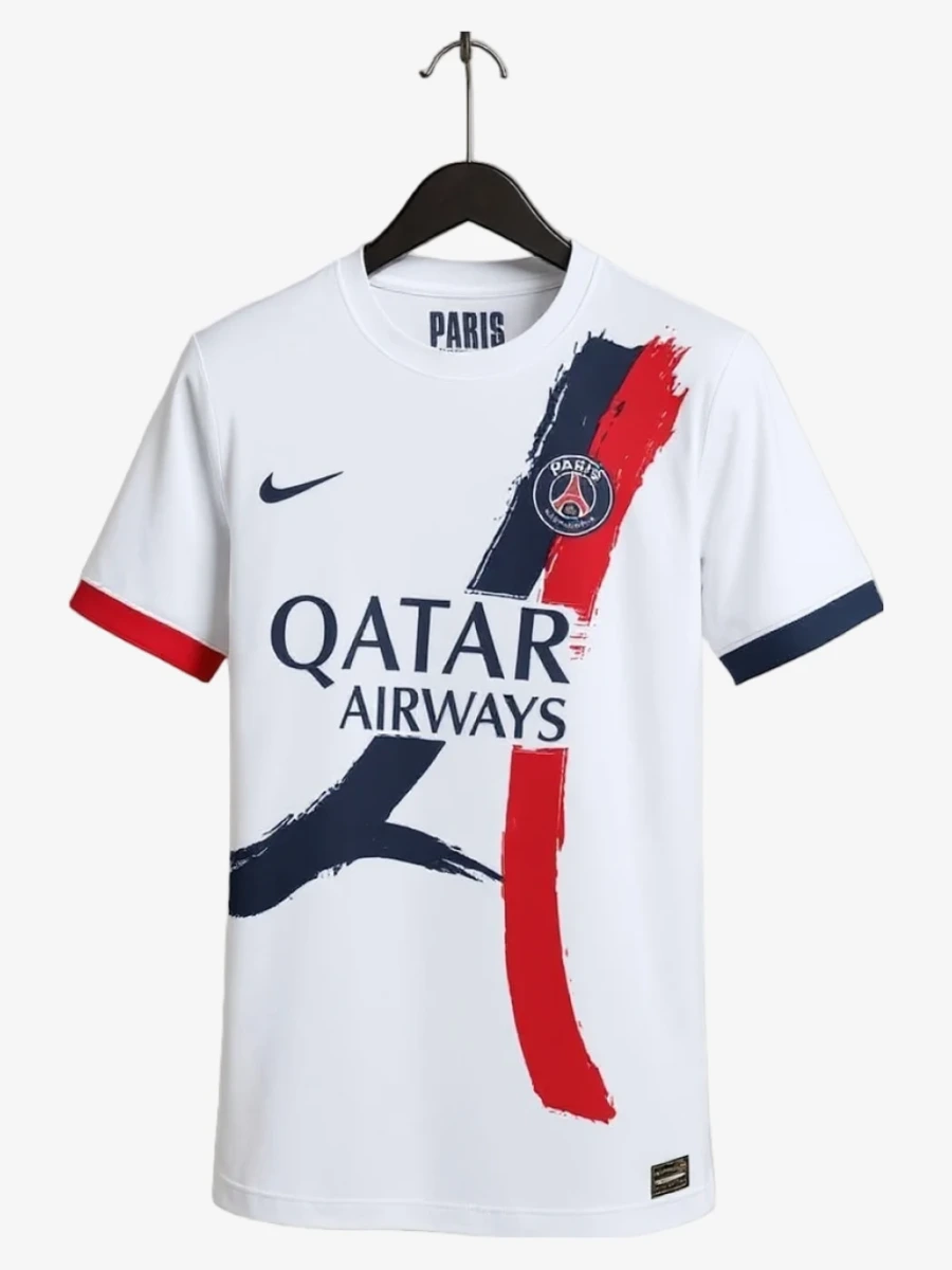 maillot-psg-exterieur-2025-2026 studio v12 Fodboldtrøje PSG Udebanetrøje 2025-2026