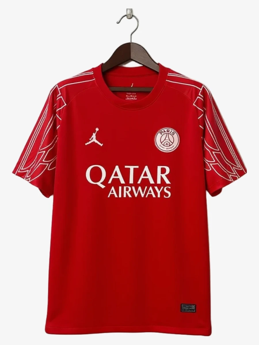 maillot-psg-special-rouge-2025-2026 studio v12 Fodboldtrøje PSG Special Rød 2025-2026