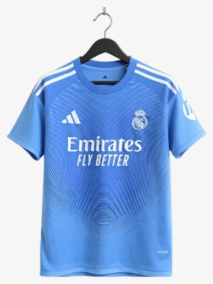 Fodboldtrøje Real Madrid Opvarmning Edition Blå 2025-2026