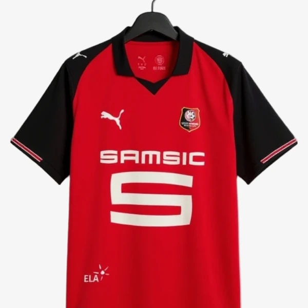Fodboldtrøje Rennes Hjemmebanetrøje 2025-2026