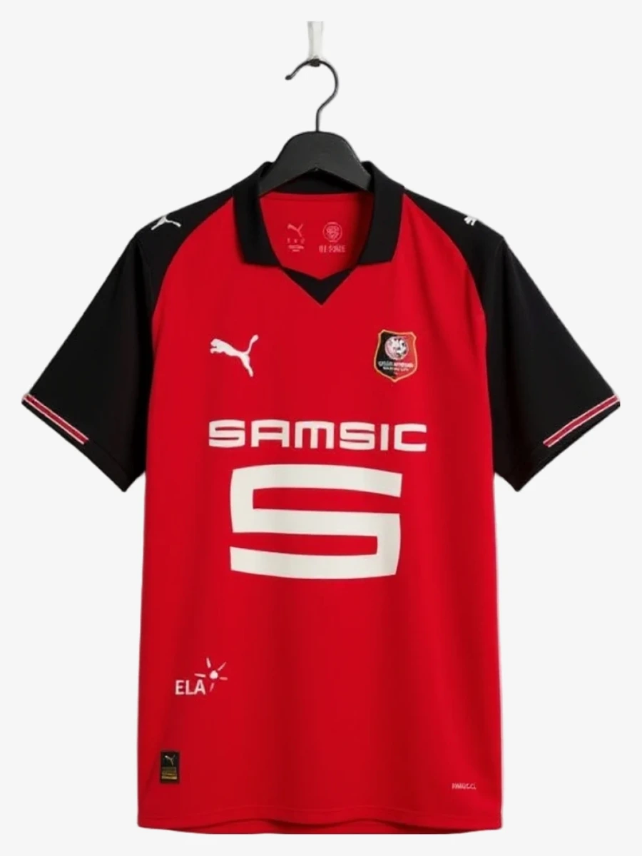 Fodboldtrøje Rennes Hjemmebanetrøje 2025-2026