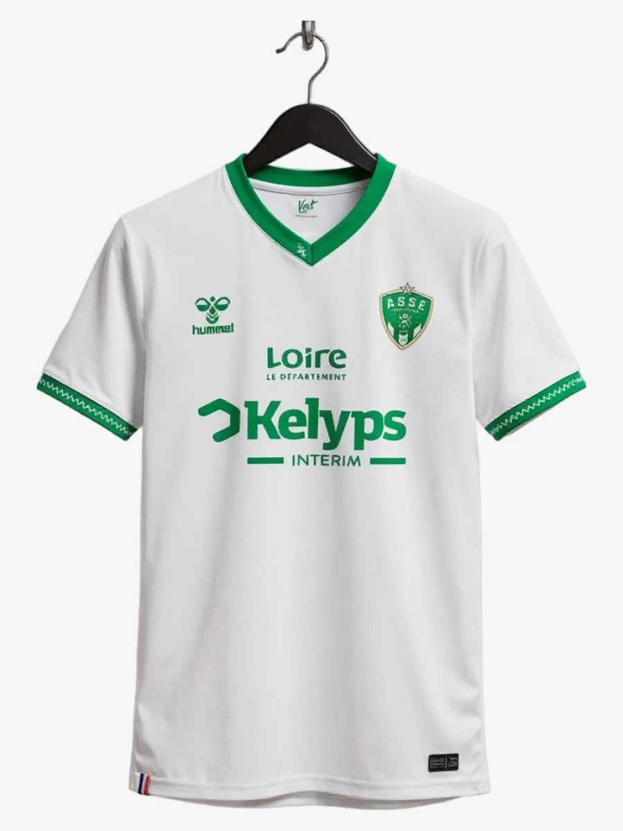 maillot-saint-etienne-exterieur-2025-2026 studio v12 Fodboldtrøje Saint-Étienne Udebanetrøje 2025-2026