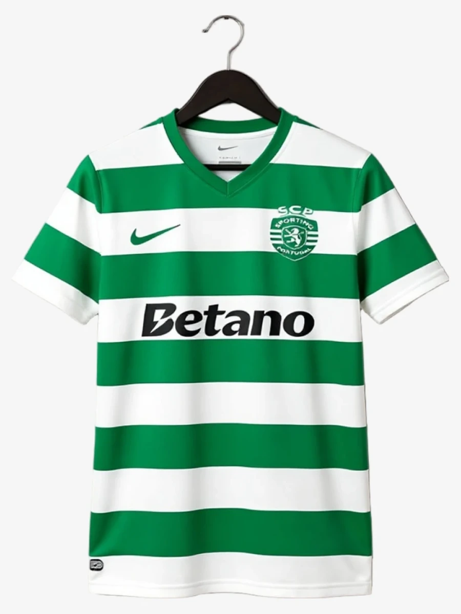maillot-sporting-cp-domicile-2025-2026 studio v12 Fodboldtrøje Sporting CP Hjemmebanetrøje 2025-2026