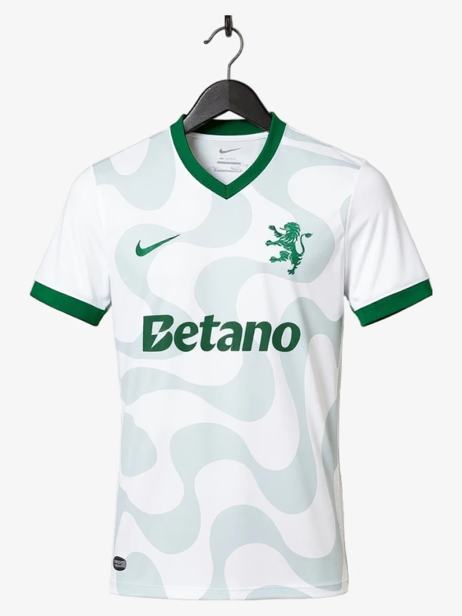 maillot-sporting-cp-exterieur-2025-2026 studio v12 Fodboldtrøje Sporting CP Udebane 2025-2026