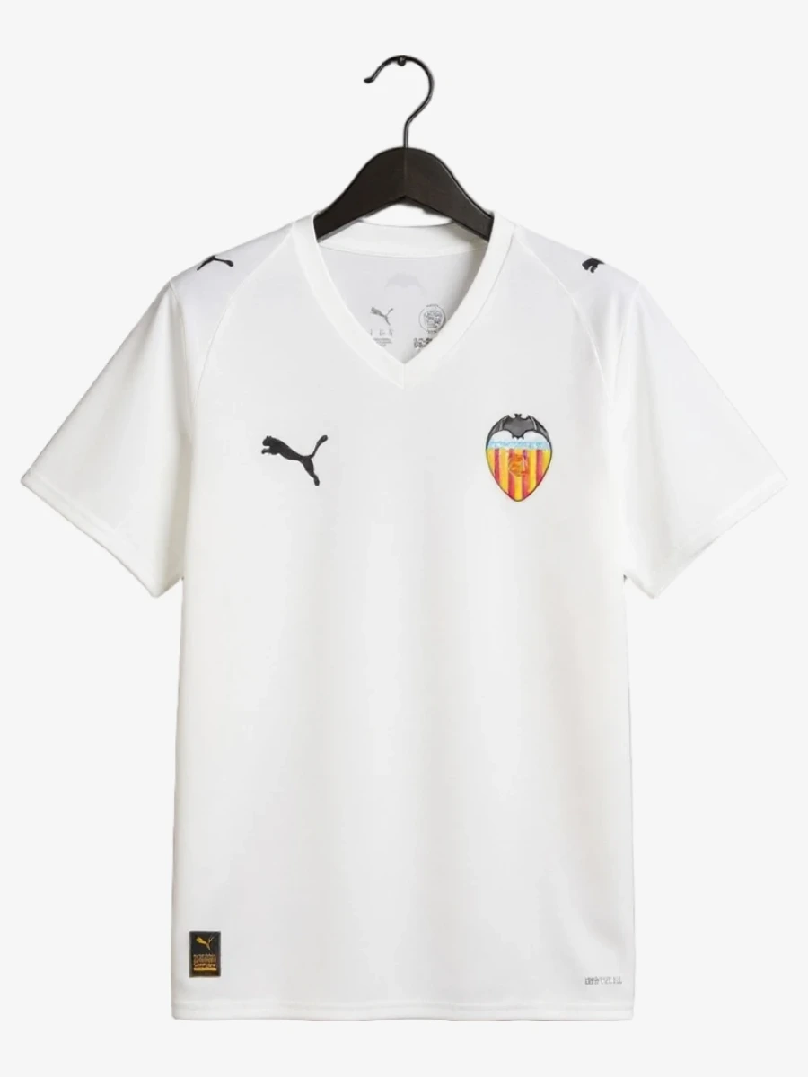maillot-valencia-cf-domicile-2025-2026 studio v12 Fodboldtrøje Valencia CF Hjemmebanetrøje 2025-2026