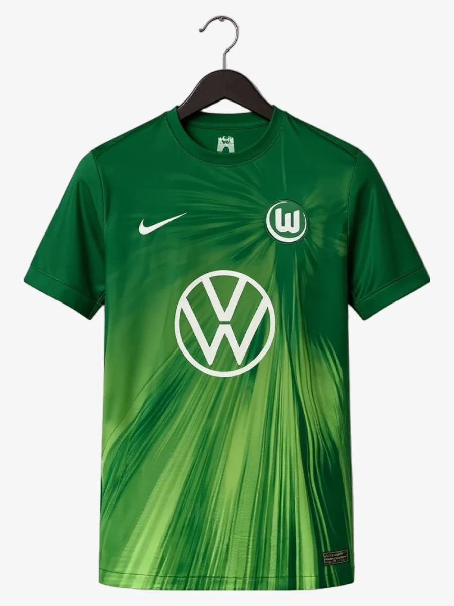 Fodboldtrøje Vfl Wolfsburg Hjemmebanetrøje 2025-2026